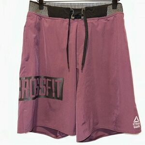 Reebok Shorts Mens S Purple Crossfit Athletic Workout Performance Speedwick